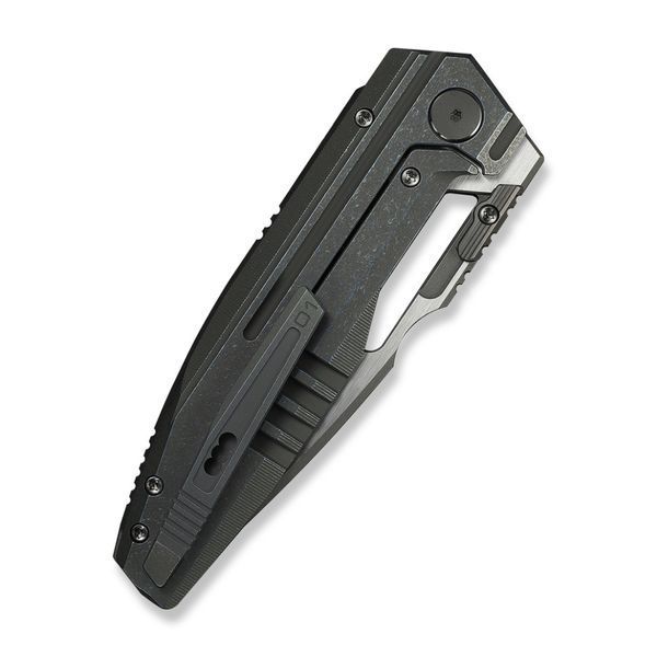 Ніж складаний туристичний Weknife Reveille (9.7 см) Bohler M390 / Titanium оливково-сірий 75373 фото