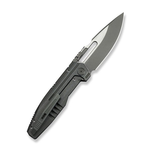 Ніж складаний туристичний Weknife Reveille (9.7 см) Bohler M390 / Titanium оливково-сірий 75373 фото