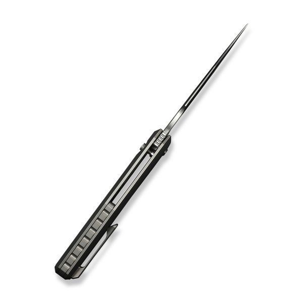 Ніж складаний туристичний Weknife Dressytak (8.6 см) Bohler M390 / Titanium сірий
