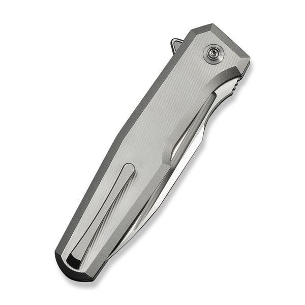 Ніж складаний туристичний Weknife Dressytak (8.6 см) Bohler M390 / Titanium сірий