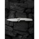 Ніж складаний туристичний Weknife Dressytak (8.6 см) Bohler M390 / Titanium сірий