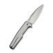 Ніж складаний туристичний Weknife Dressytak (8.6 см) Bohler M390 / Titanium сірий