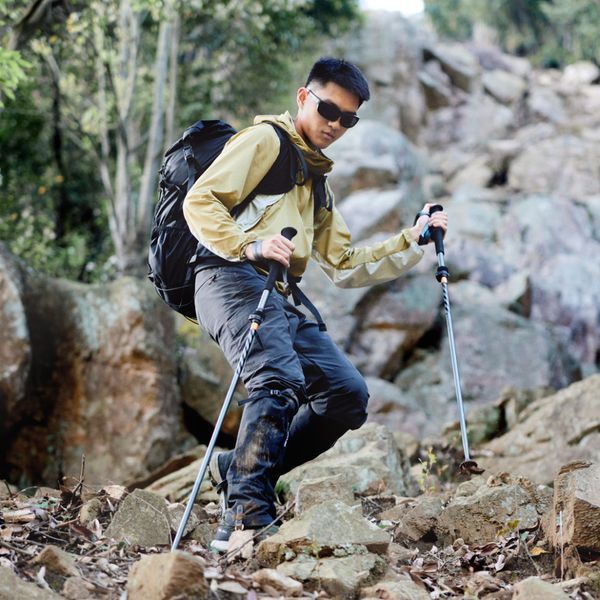 Трекінгова палиця Naturehike CNK2450DS012, 115-135 см, синя 1-71416 фото