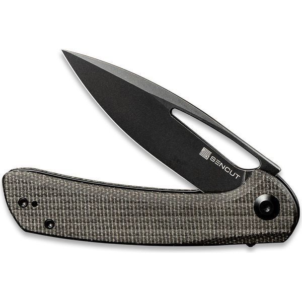 Ніж складаний туристичний Sencut Honoris, (8.8 см) 9Cr18MoV / Micarta сірий