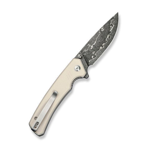 Ніж складаний туристичний Civivi Merit, (8.3 см) Damascus / G10 сірий 69270 фото