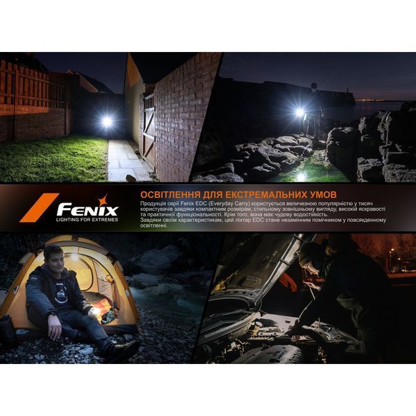 Ліхтар Fenix E06R PRO, чорний 73094 фото
