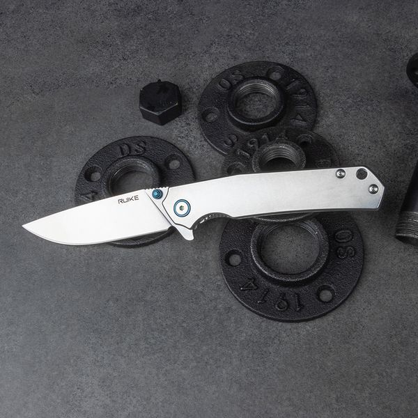 Ніж складаний туристичний Ruike P801-SF, (8.6 см) 14C28N / 3cr14n сірий 45084 фото