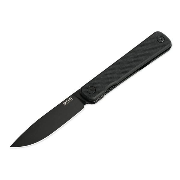Ніж складаний туристичний SRM Palfrey 135L-GB (8.3 см) 14C28N / G10 чорний 75534 фото