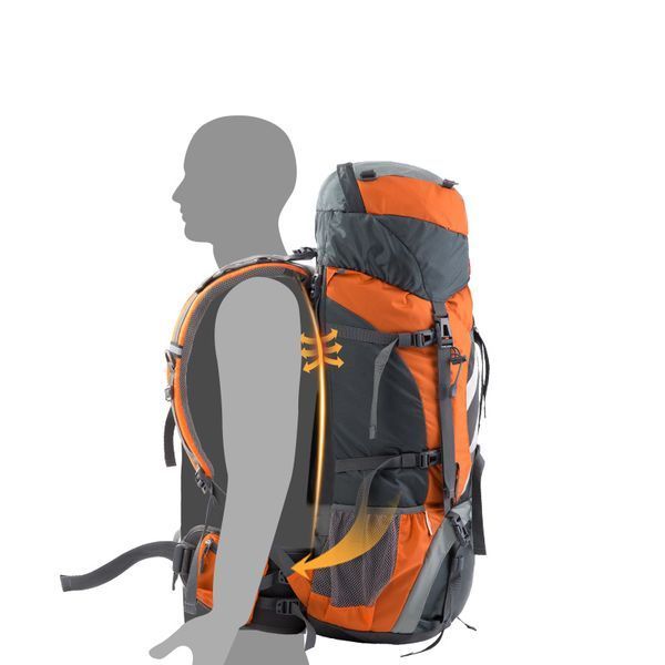 Рюкзак туристичний Naturehike NH70B070-B, 70 л + 5 л, блакитний 1-57488-2 фото