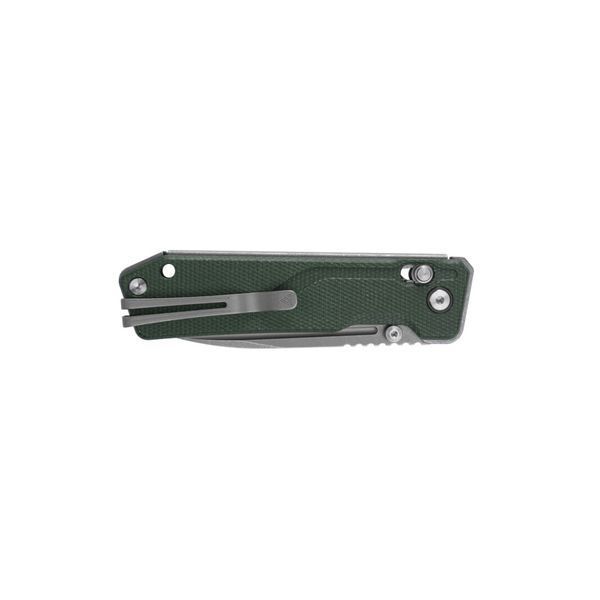 Ніж складаний туристичний SRM Rubik 7228B-MG (8.7 см) 14C28N / Micarta зелений