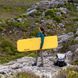 Матрац туристичний надувний одномісний Naturehike CNK2550WS033, 183x53x3.5 см, жовтий, прямокутний