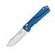 Ніж складаний туристичний SRM Rubik 7228B-ME2 (8.7 см) 14C28N / Micarta блакитний