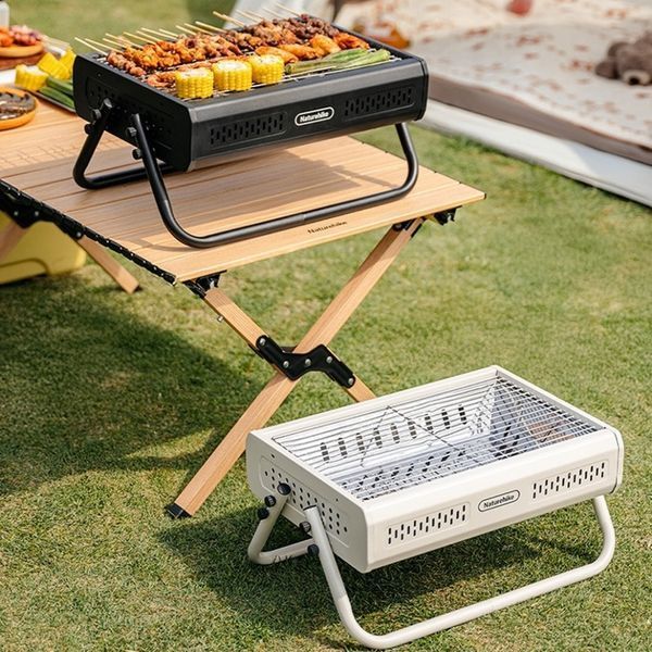Гриль настільний туристичний Naturehike Misty CNK2650CF011, чорний 74716 фото