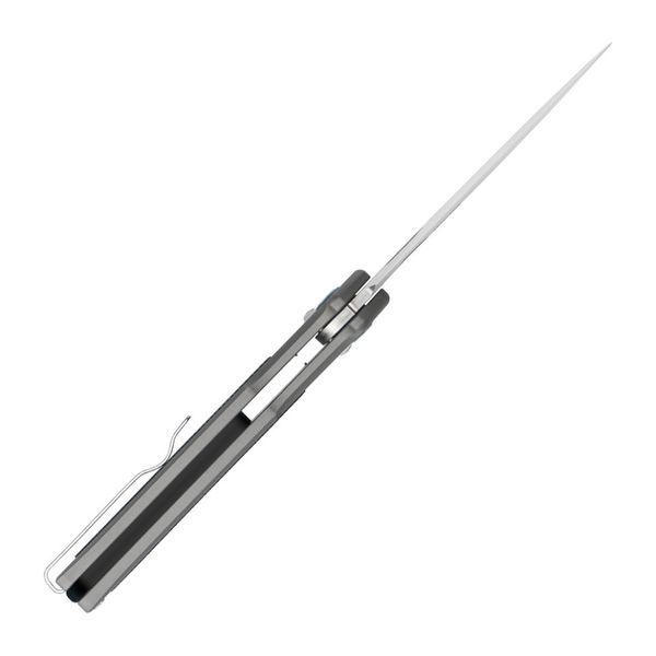 Ніж складаний туристичний SRM Retriever 9203-AK (9 см) 140Cr / G10 чорно-сірий 73114 фото