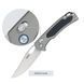Ніж складаний туристичний SRM Retriever 9203-AK (9 см) 140Cr / G10 чорно-сірий 73114 фото 11