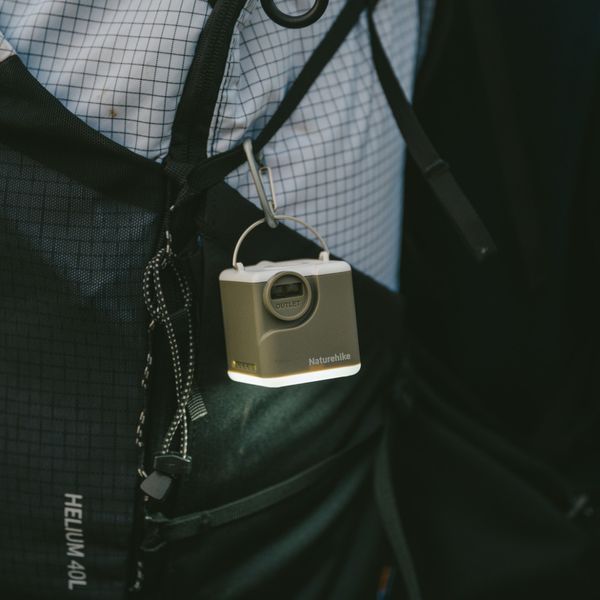 Багатофункціональний повітряний насос-ліхтар Naturehike CNK2550ZM012, зелений 72981 фото