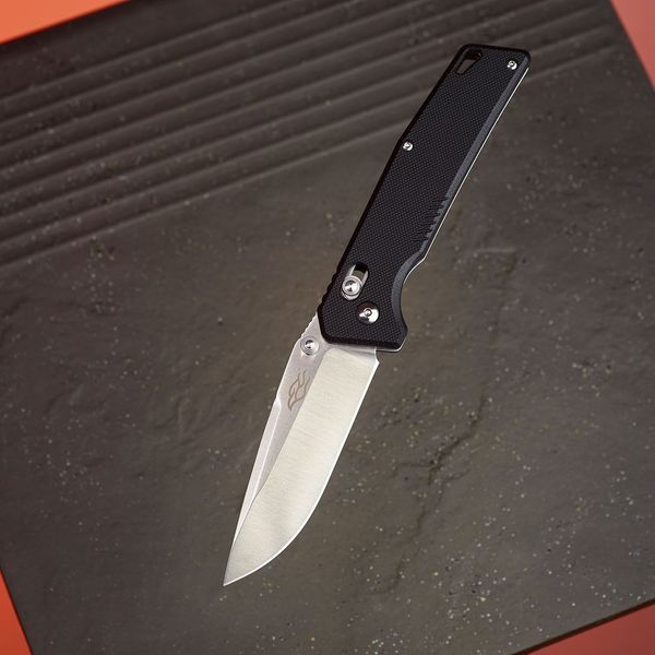 Ніж складаний туристичний Firebird FB7601 (8.7 см) 440С / G10 чорний