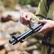 Трекінгова палиця Naturehike CNK2450DS013, 103-120 см, чорна