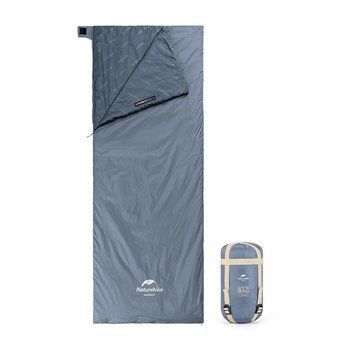 Спальник надлегкий Naturehike Ultralight LW180 NH21MSD09 правий, (15&deg;C), p-p XL, сіро-синій 65358 фото
