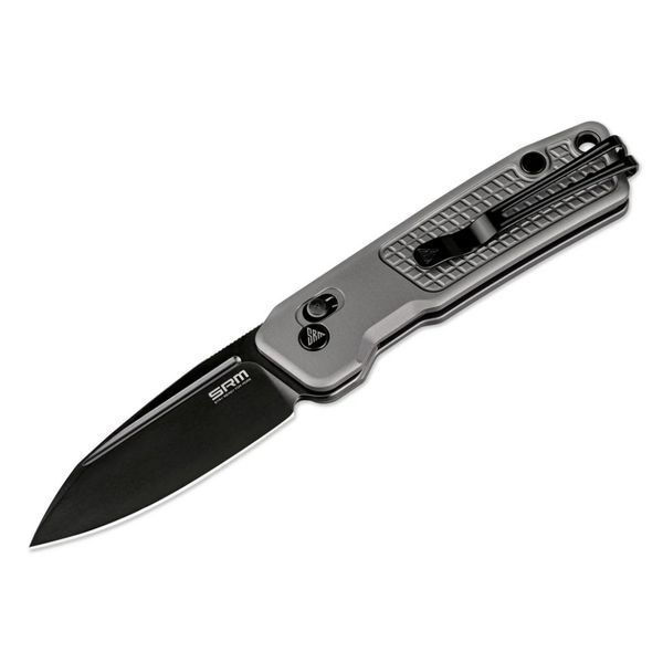 Ніж складаний кишеньковий SRM Scout 7229-AK (6.9 см) 14C28N / алюміній сірий