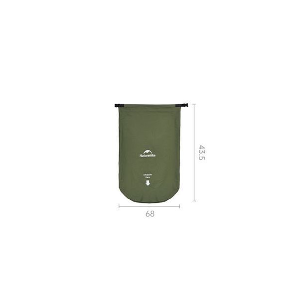 Матрац туристичний надувний одномісний Naturehike CNK2550WS019, 200х60х6.5 см, зелений, для кемпінгу із мішком для надування 71511 фото