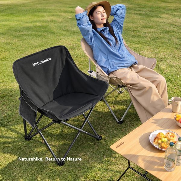 Крісло туристичне складане Naturehike Stellaluna T01 CNH23JU13002, L, чорний
