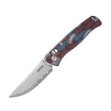 Ніж складаний туристичний SRM Medal 255L-GQ2 (8.2 см) 140Cr / G10 різнобарвний