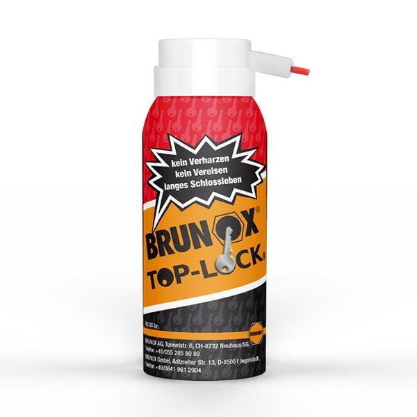 Мастило для замків і петель, спрей Brunox Top Lock 100ml