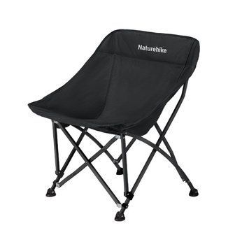 Стілець складаний Naturehike Stellaluna T04 CNK2550JJ022, вуглецева сталь, чорний 72871 фото