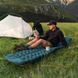 Матрац туристичний надувний двомісний Naturehike CNK2550WS019, 200х125х6.5 см, зелений із вбудованою помпою для надування