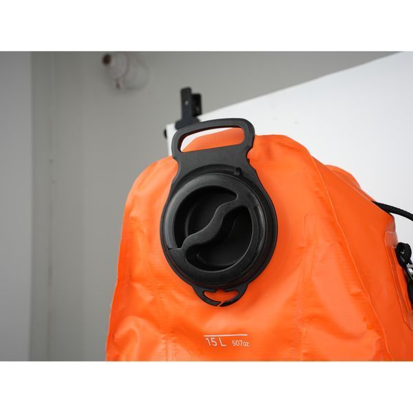 Душ портативний із ємністю та насосом Flextail Tiny Shower Bag, 20л, помаранчевий 70792 фото
