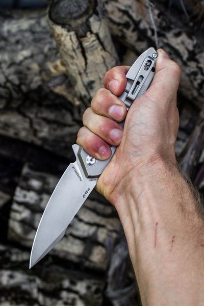 Ніж складаний туристичний Ruike P128-SF, (9.3 см) 14C28N / 3cr14n сірий 44936 фото