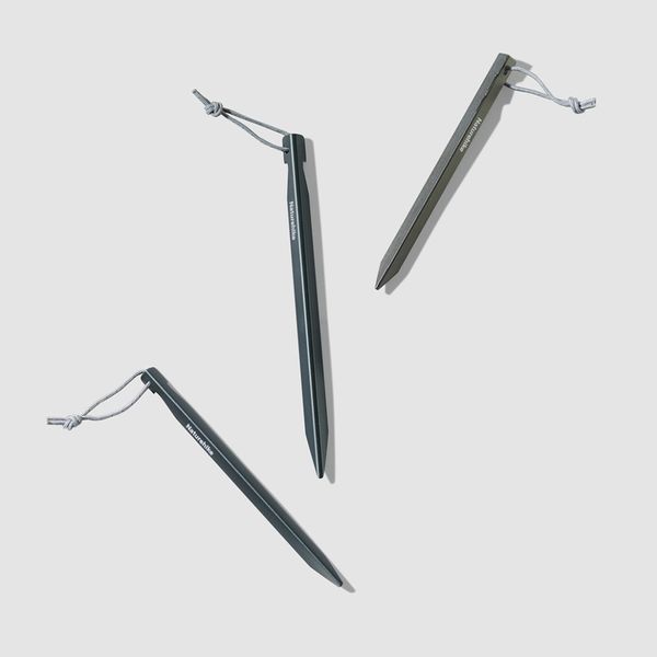 Кілки туристичні полегшені Naturehike CNK2650PJ014, V-подібні, 15 см, 6 шт, сірий