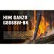 Ніж фіксований туристичний Ganzo G806BW (9.8 см) 8Cr14 / PP+TPR чорний з чохлом