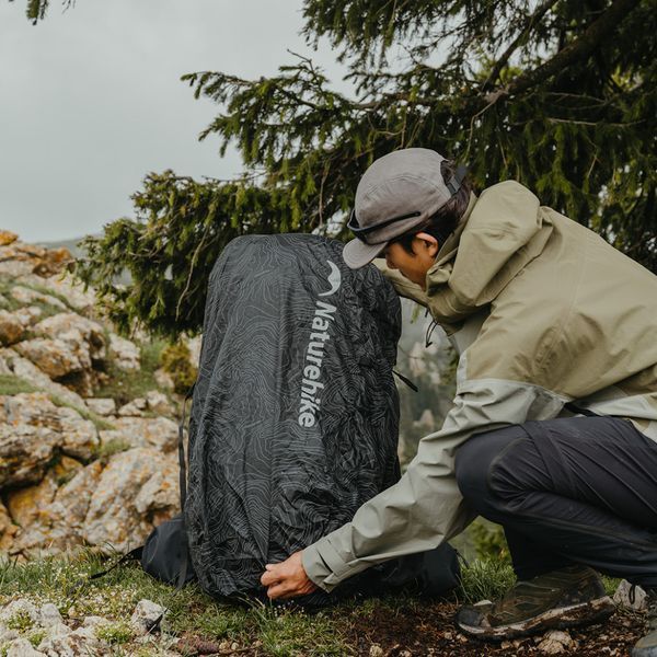 Чохол для рюкзака Naturehike CNK2450PJ010, M, чорний 71435 фото
