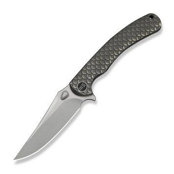 Ніж складаний туристичний Weknife Dracarys, (9.1 см) B&ouml;hler M390 / титан 6AL4V сірий 74284 фото
