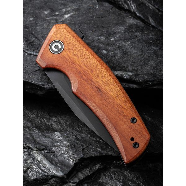 Ніж складаний кишеньковий Civivi Regulatron, (7.6 см) Nitro-V / Guibourtia Wood