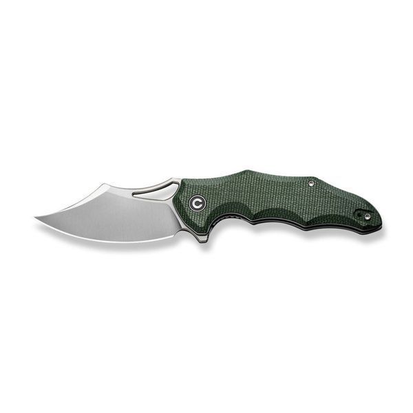 Ніж складаний кишеньковий Civivi Chiro, (7.9 см) 14C28N / Micarta темно-зелений 70295 фото