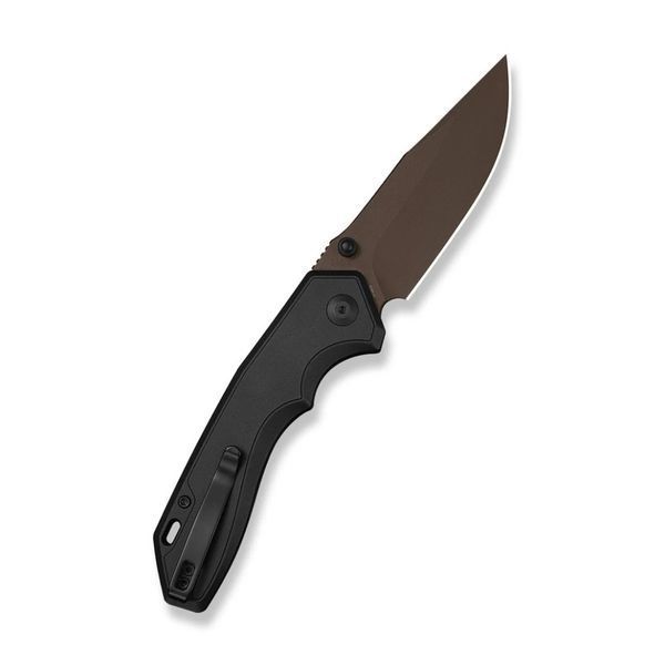Ніж складаний туристичний Civivi Elite Brova, (8.7 см) CPM S35VN / Aluminum чорний 75360 фото