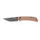 Ніж складаний туристичний SRM Asika 411L-MN (8.8 см) 14C28N / Micarta коричневий 72278 фото 2
