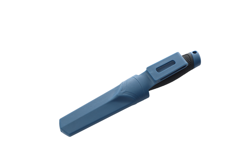Ніж фіксований туристичний Ganzo G806 (9.8 см) 8CR14 / PP+TPR блакитний з чохлом 58753 фото