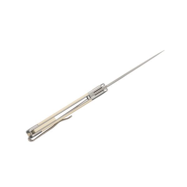 Ніж складаний кишеньковий SRM Enso 131M-GT (7.4 см) 14C28N / G10 білий