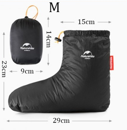 Черевики на гусячому пуху&nbsp;Naturehike NH18S023-T, розмір М, чорні