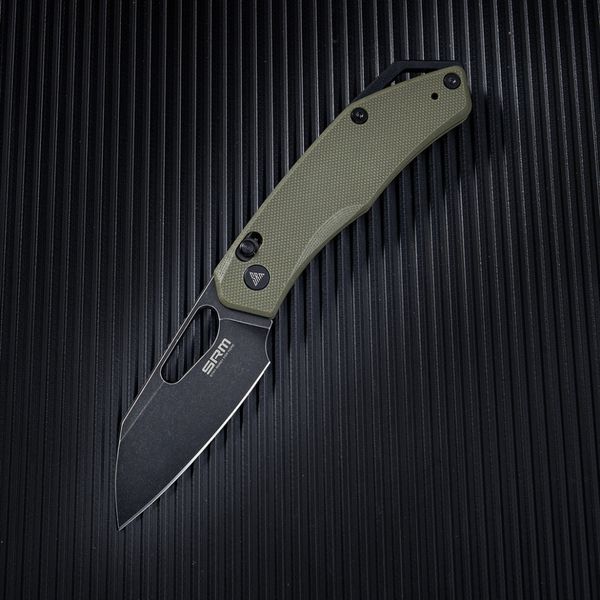 Ніж складаний кишеньковий SRM Cub 261M-GP (7.3 см) 154CM / G10 сірий