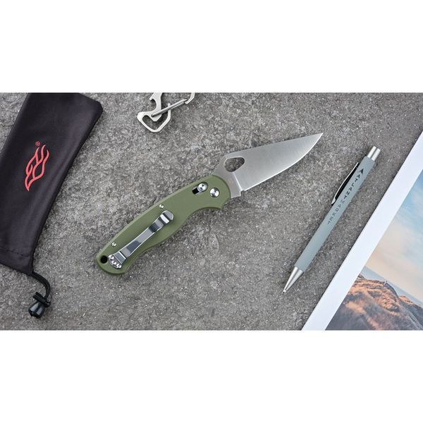 Ніж складаний туристичний Ganzo G729 (8.7 см) 440C / G10 зелений 44675 фото
