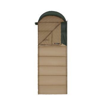 Спальник з капюшоном Naturehike Sunny Day PL02 U250 CNK2550WS028, (8,5&deg;C), правий, коричнево-зелений 1-71374 фото