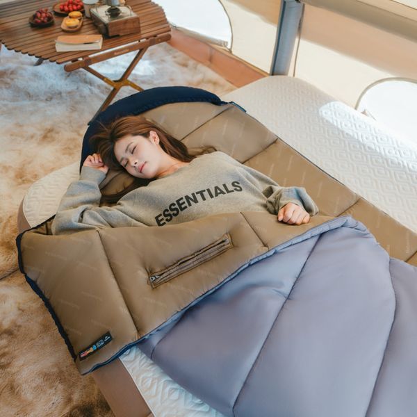 Спальник з капюшоном Naturehike Sunny Day PL02 U250 CNK2550WS028, (8,5&deg;C), правий, коричнево-зелений