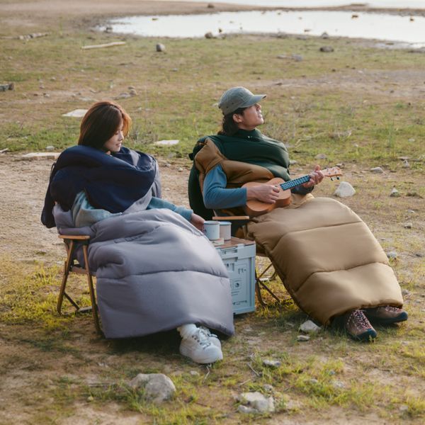 Спальник з капюшоном Naturehike Sunny Day PL02 U250 CNK2550WS028, (8,5&deg;C), правий, коричнево-зелений