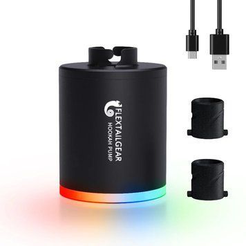 Розкурювач для кальяну Flextail Hookah Pump, чорний 73600 фото