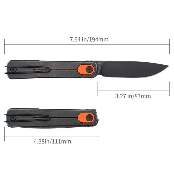 Ніж складаний туристичний SRM Palfrey 135L-GJ (8.3 см) 14C28N / G10 червоний